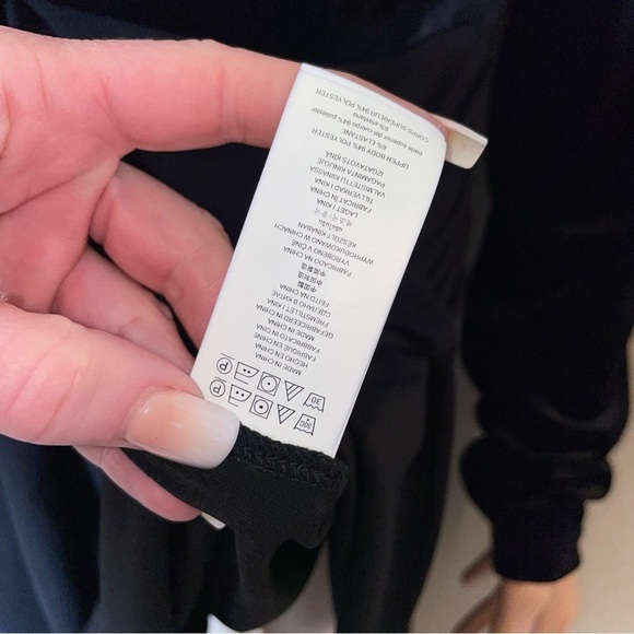 Michael Kors dress Women's Velvet Twist Sheath Dress in black SZ L NEW - Picture 5 of 11